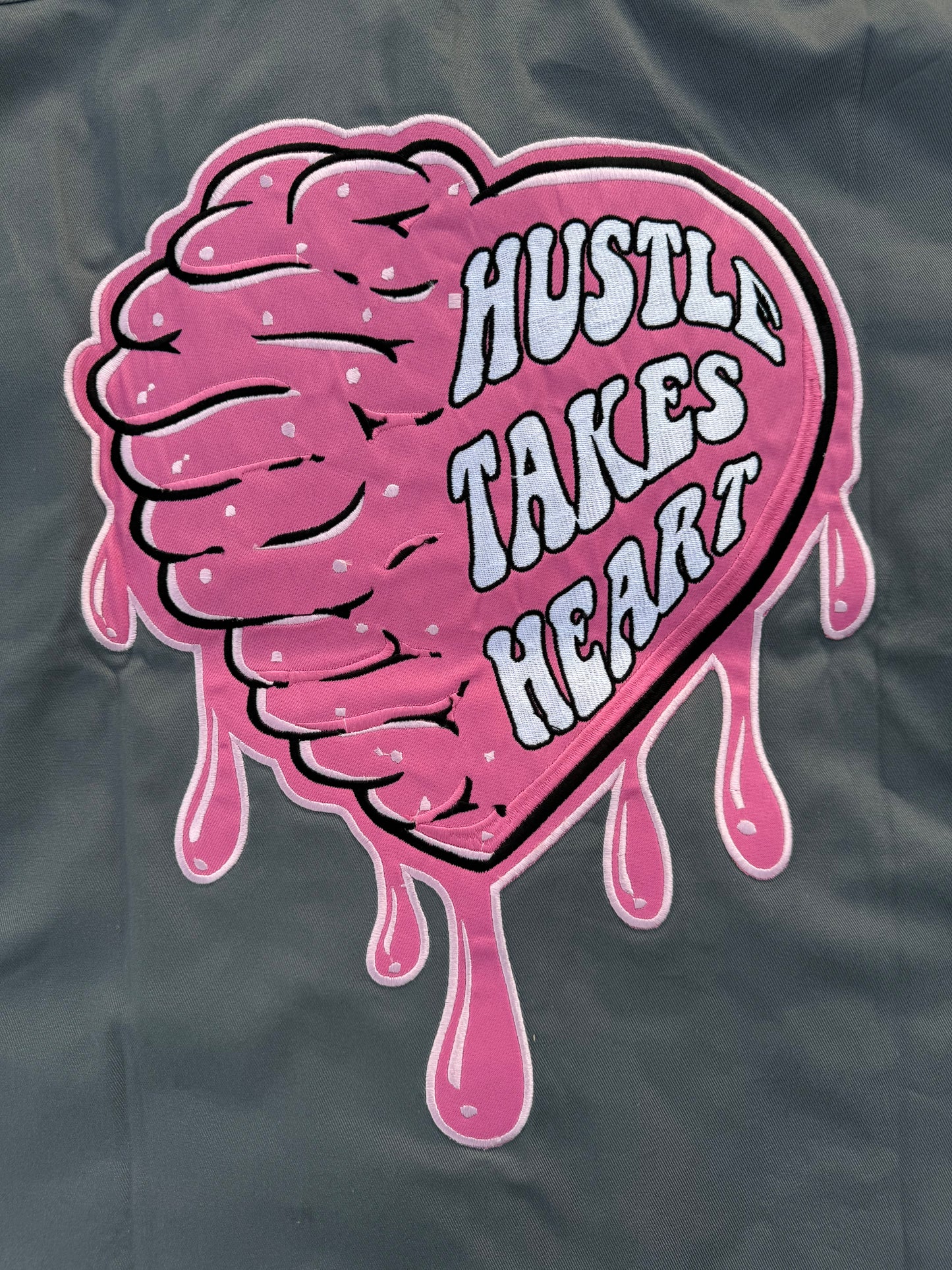 Hustle Takes Heart Grey