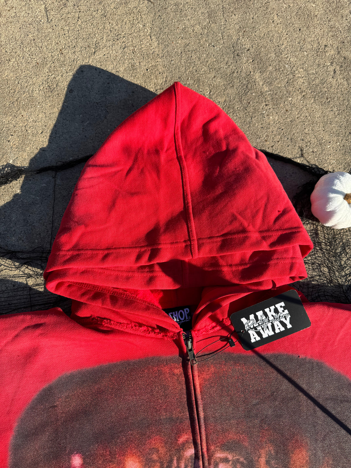 How High Cropped Hoodie (Red)