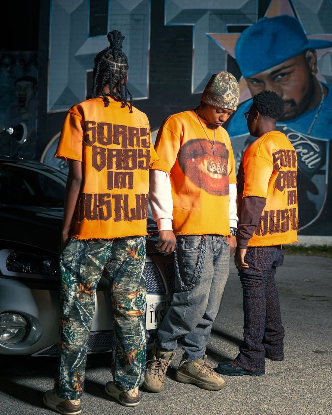 How High Crew Tee (Orange)