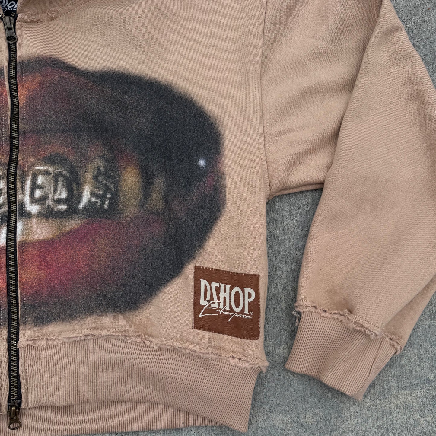 How High Cropped Hoodie (Tan)