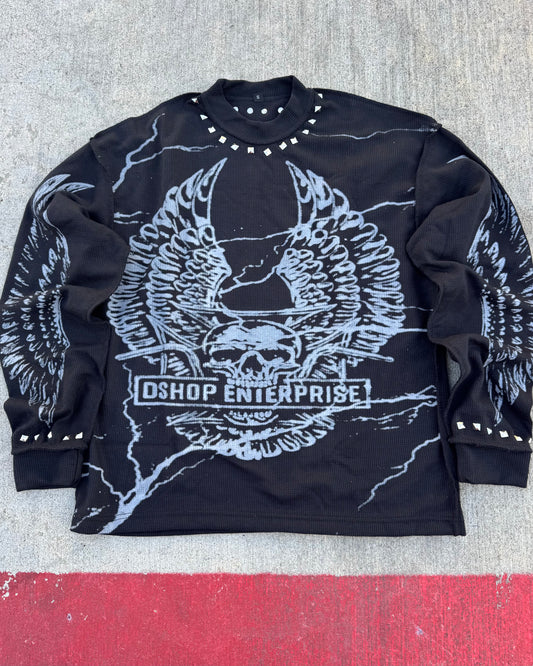 Harley Thermal Tee Black