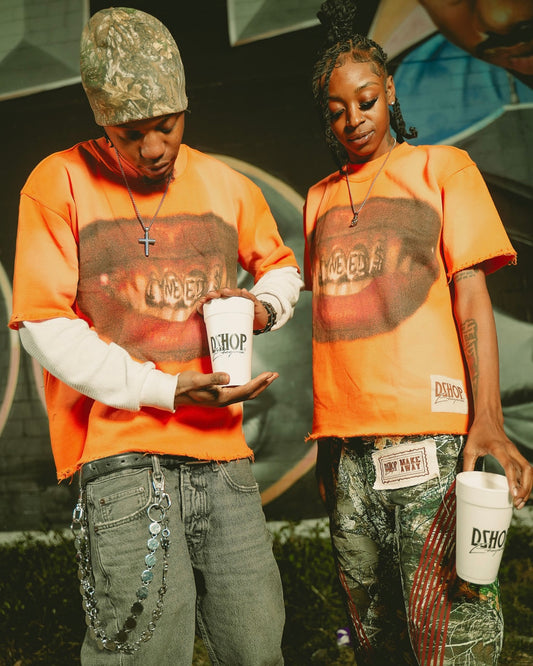 How High Crew Tee (Orange)